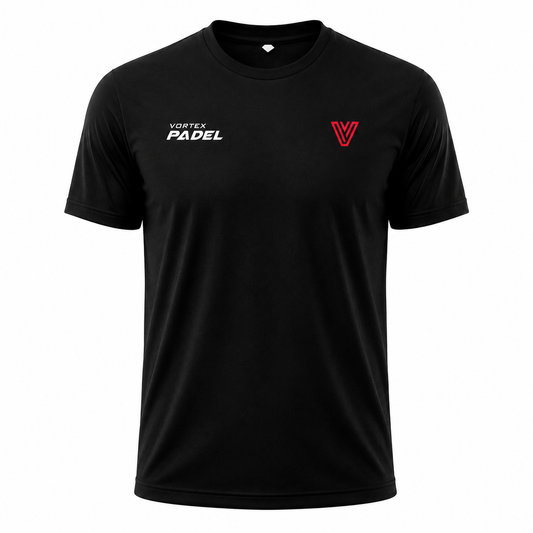 Vortex Custom Name Performance T-Shirt – Black Edition