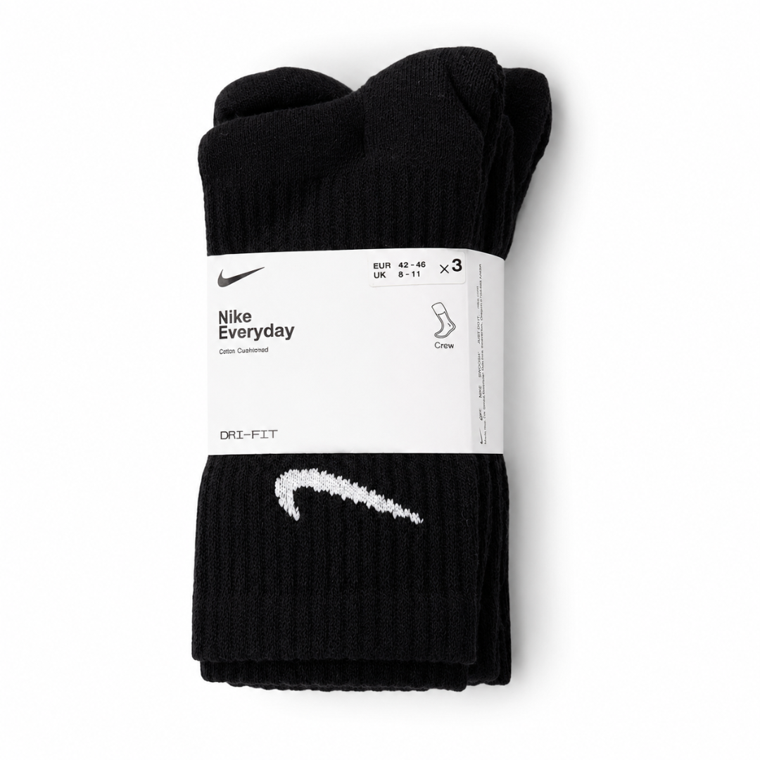 NK Everyday Cushioned Crew Socks | Pack of 3