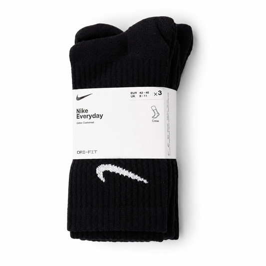 NK Everyday Cushioned Crew Socks | Pack of 3