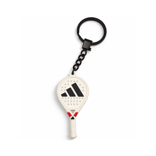 White Adidas Padel Keychain