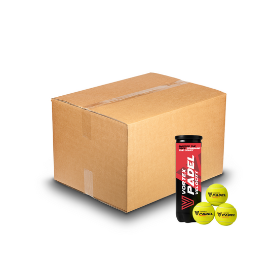 Vortex Velocity Padel Balls Carton (24 cans)