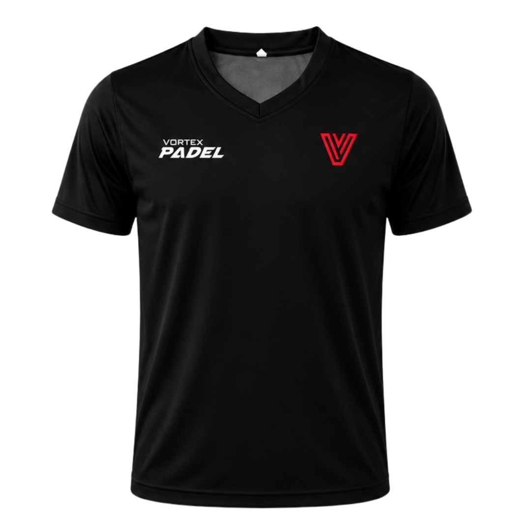 Vortex Custom Name Performance T-Shirt – Black Edition