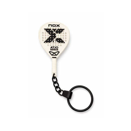 White Nox Padel Racket Keychain