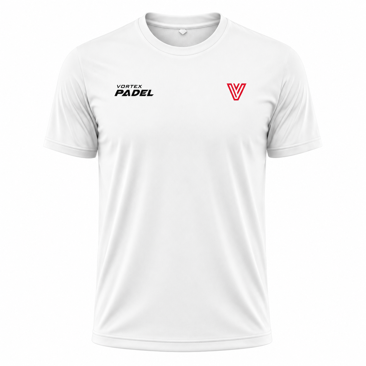 Vortex Custom Name Performance T-Shirt – White Edition