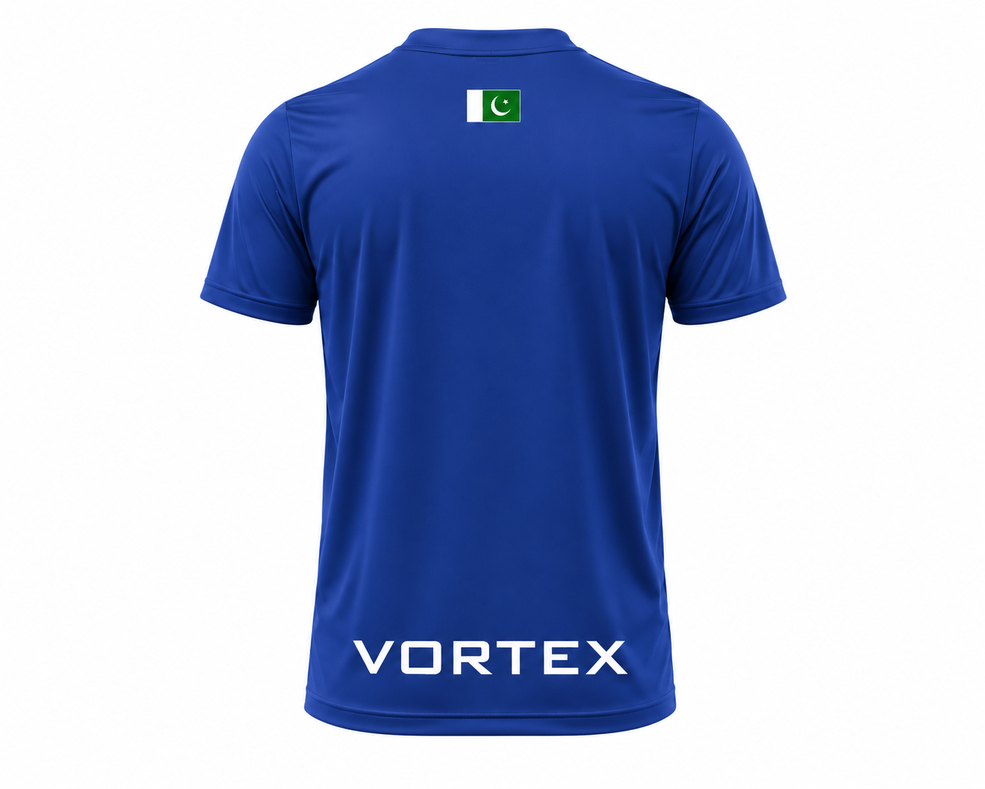 Vortex Custom Name Performance T-Shirt – Blue Edition