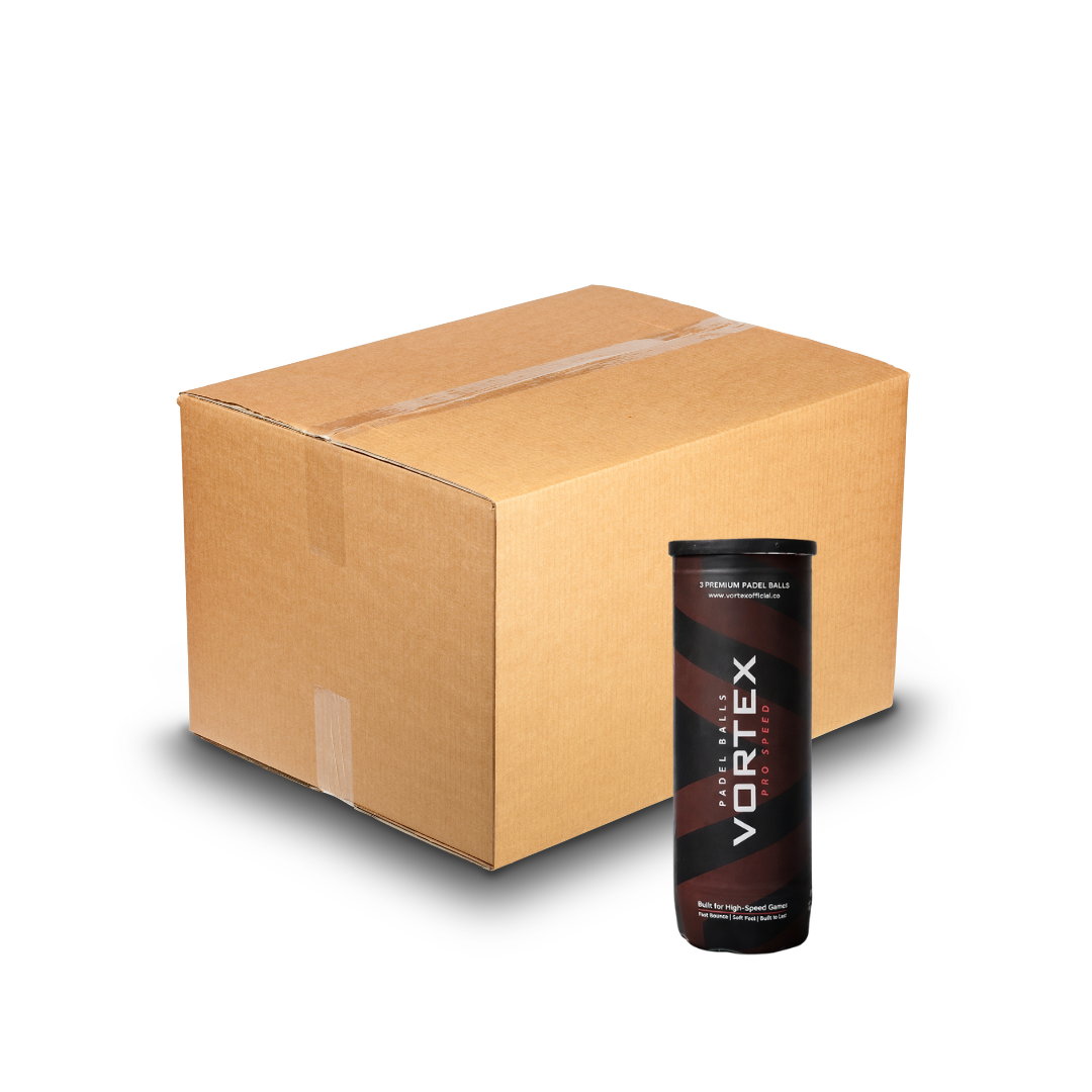 Vortex Pro Speed Padel Balls Carton (24 cans)