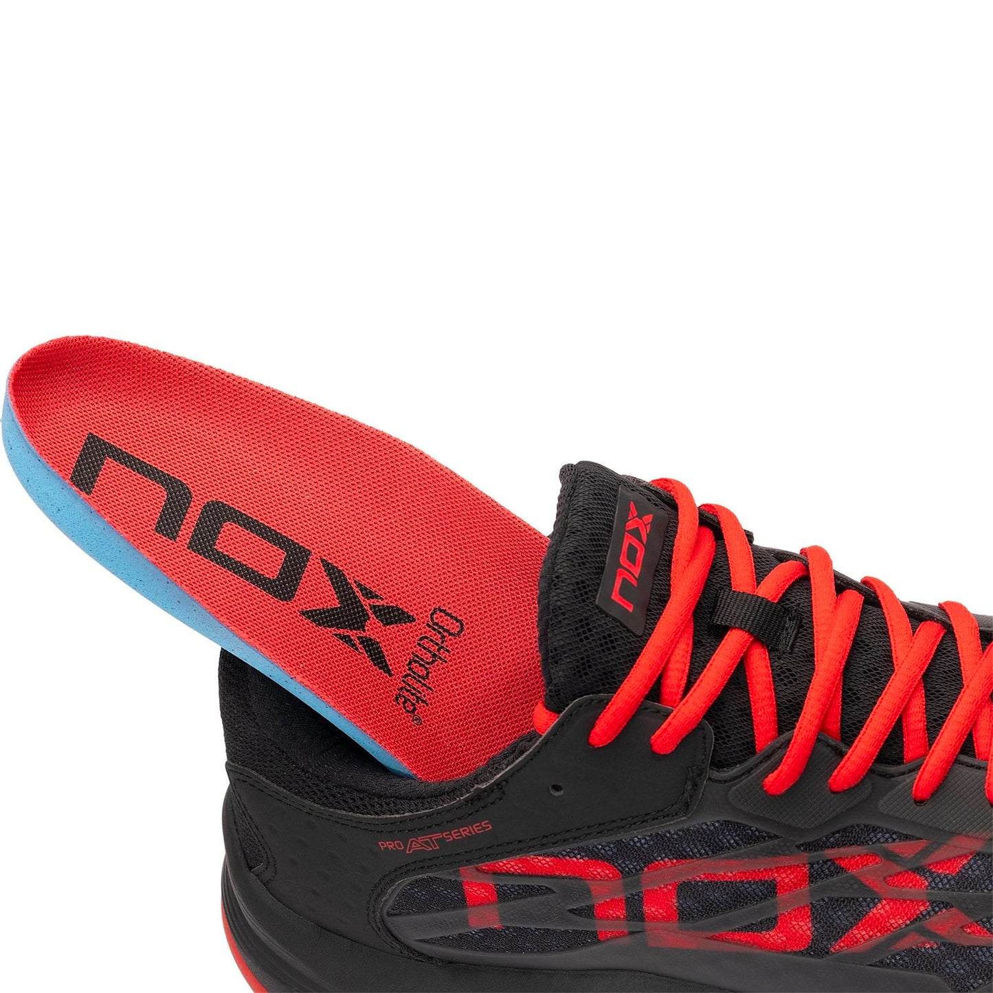 NOX AT10 Lux Negro/Rojo